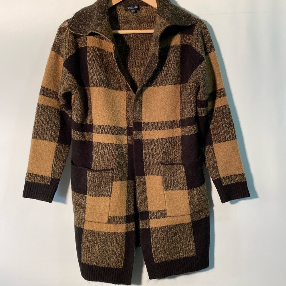 Eclipse - comfy open cardigan sweater/jacket. Size S
